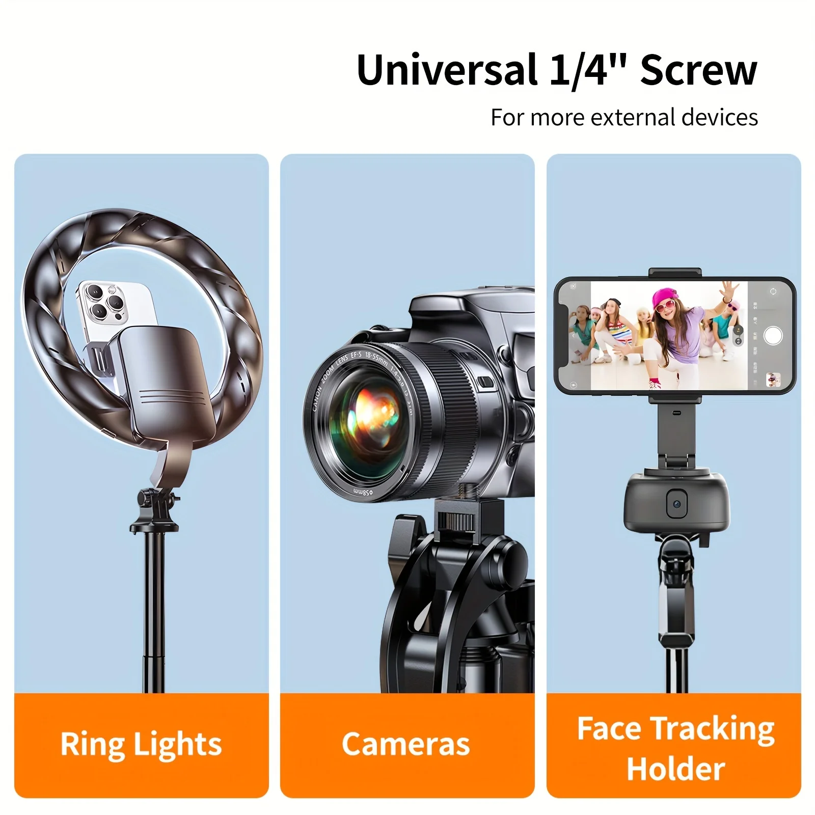 Xiaomi 1.8m Selfie Stick Handheld Anti-shake Gimbal Mobile Phone Holder 360° Rotation Selfie Stand with All IPhone and Android