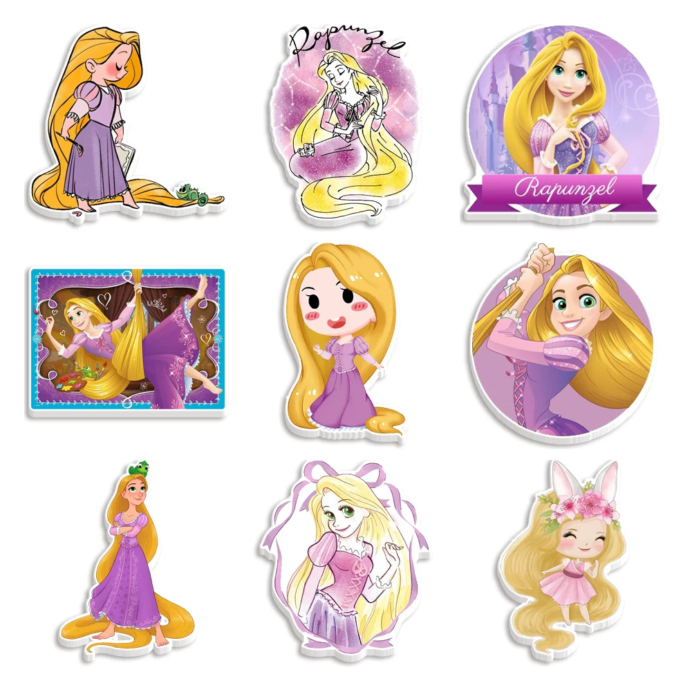 Rapunzel Elsa Anna Disney Princess Planar Resin Flatback For Phone Decoration Accessories 10pcs/lot