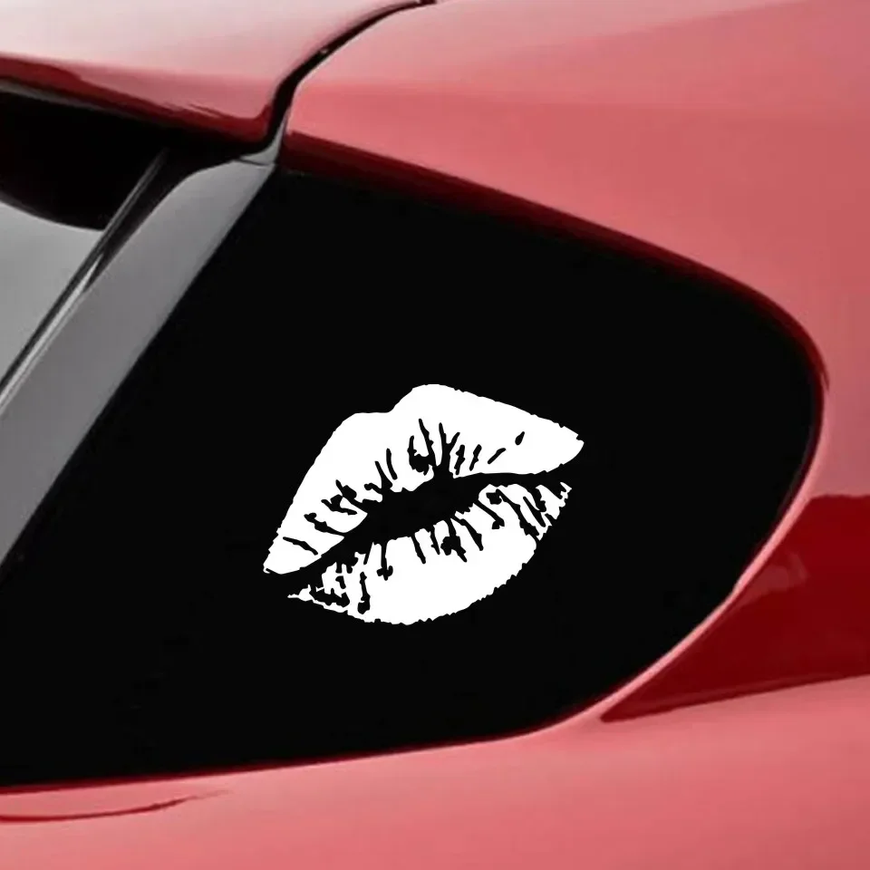 Kiss Lips Car Motorcycles Decoration Reflective Waterproof  Car styling Custom Sticker10cm*7.5cm