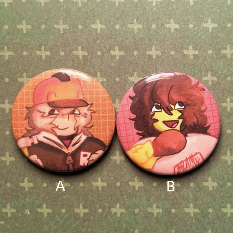 أزرار خلفية للدبوس من R-oblox Work at a Pizza Place - شارة Builderman، Shedletsky، Forsaken، دبابيس شخصية لعبة كرتونية لطيفة #2