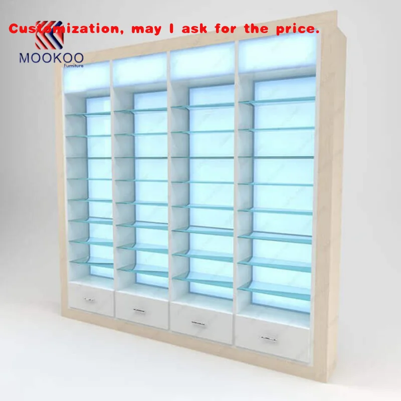 

custom.Factory Price Pharmacy Store Display Shelves Drug Store Equipment Furniture