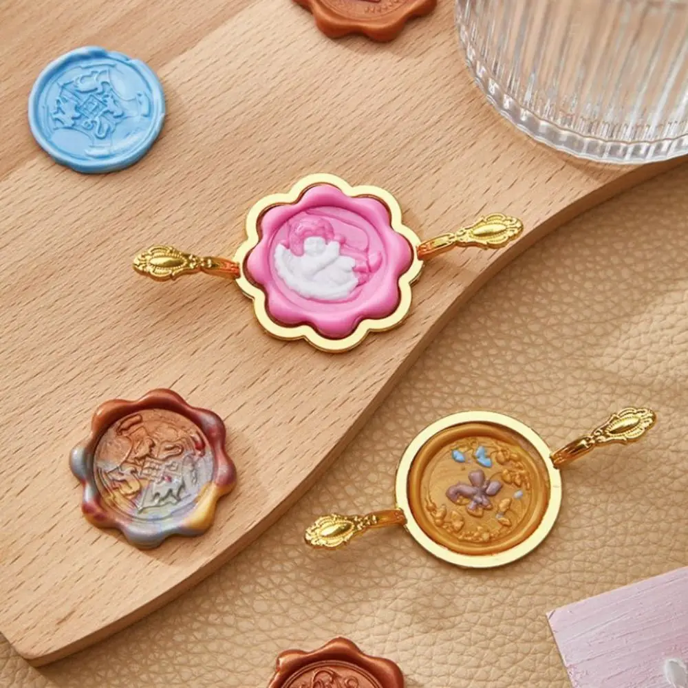 Fixer Sealing Wax Molds Envelopes Sealing Wax Molds Holder Wax Sealing Shaper Wax Seal Stamp Rings Wax Ring Shape Holder