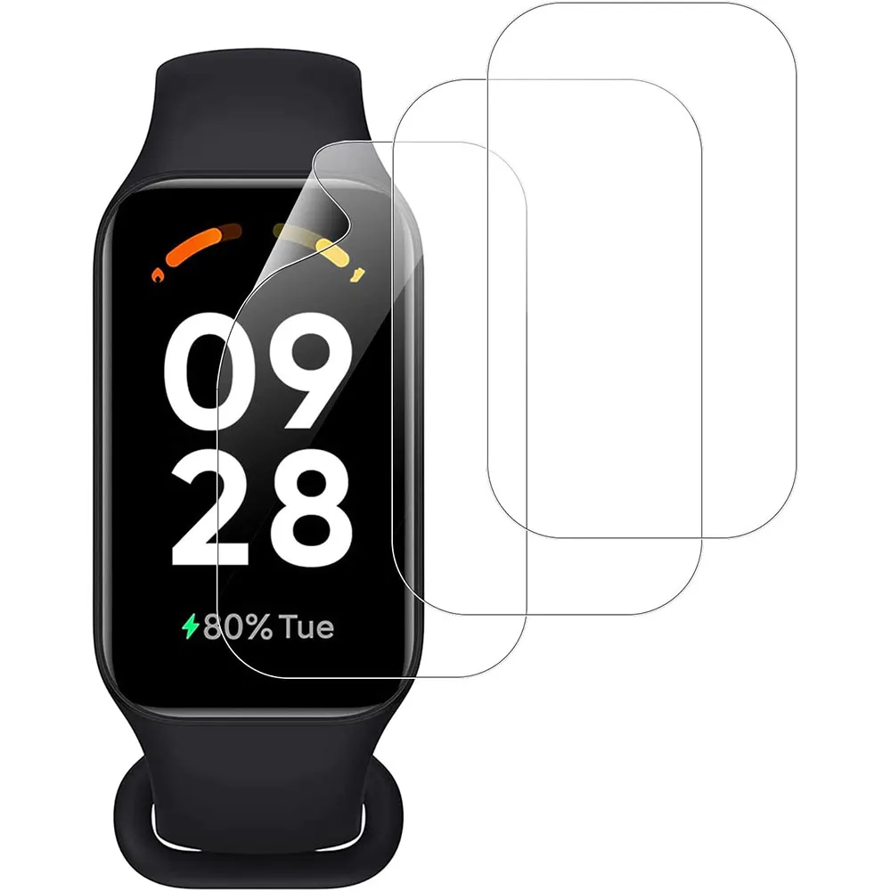 BEHUA 화면 보호기 클리어 HD 하이드로 겔 보호 필름 액세서리 Redmi 밴드 2 밴드 2 스마트 워치 팔찌 액세서리