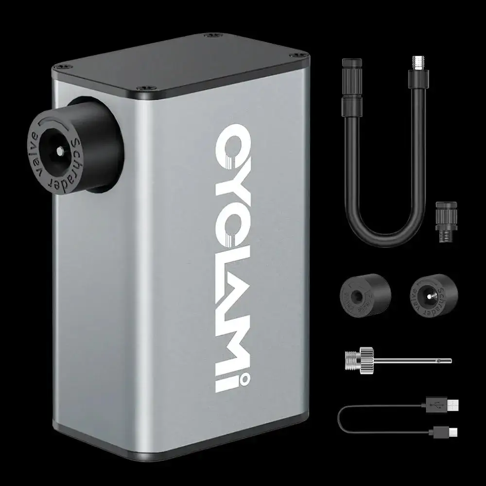 

Mini Electric Pump CYCLAMI A3 Portable Bicycle Cordless Pump Presta Schrade Valve Outdoor Road Mountain Bike Pump