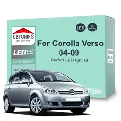 14Pcs Canbus LED Interior Light Bulb Kit For Toyota Corolla Verso 2004 2005 2006 2007 2008 2009 Car Indoor Reading Trunk Lamp