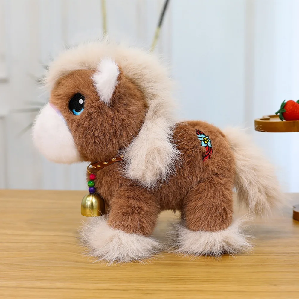 

Simulation Foal Plush Doll Stuffed Tail Long Mane Horse Plush Toys Soft PP Cotton Horse Stuffed Toy Valentine's Day Gifts