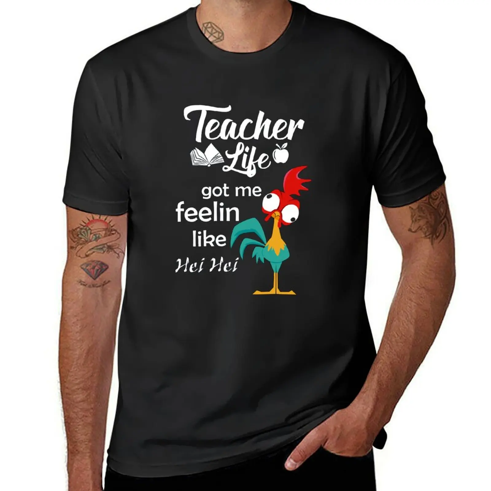 Teacher Life Got Me Feelin Like Hei T-Shirt boys whites kawaii clothes tshirts for men