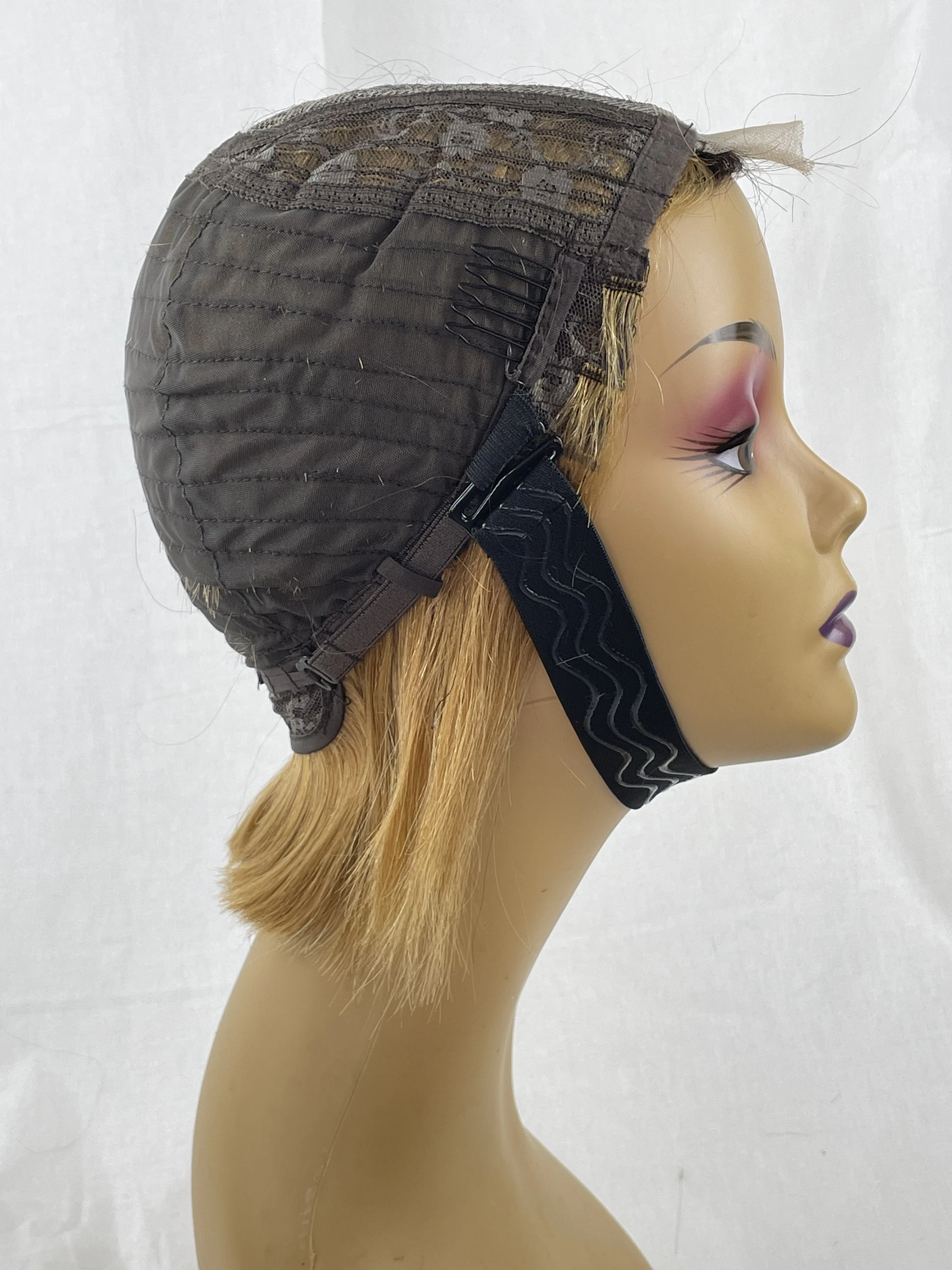 ارتداء والذهاب شعر مستعار بوب بدون صمغ شعر بشري 200% كثافة 2x6 HD الدانتيل إغلاق الباروكات للنساء السود شعر بشري بدون صمغ قبل قطعها B #5