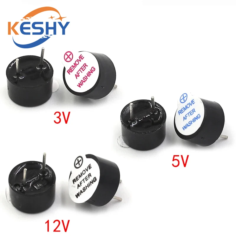 10pcs 9055 3V 5V 12V Active Alarm Buzzer 85dB TMB09A03 TMB09A05 TMB09A12 Dimension 9x5.5MM Integrated Active Electronic Buzzer