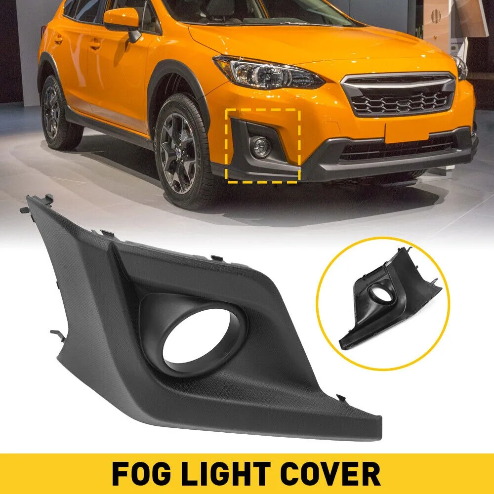 

For Subaru Crosstrek XV 2018 2019 2020 Car Front Bumper Fog Light Lamp Frame Cover Foglight Foglamp Trim Cap Hood Lid Bezel