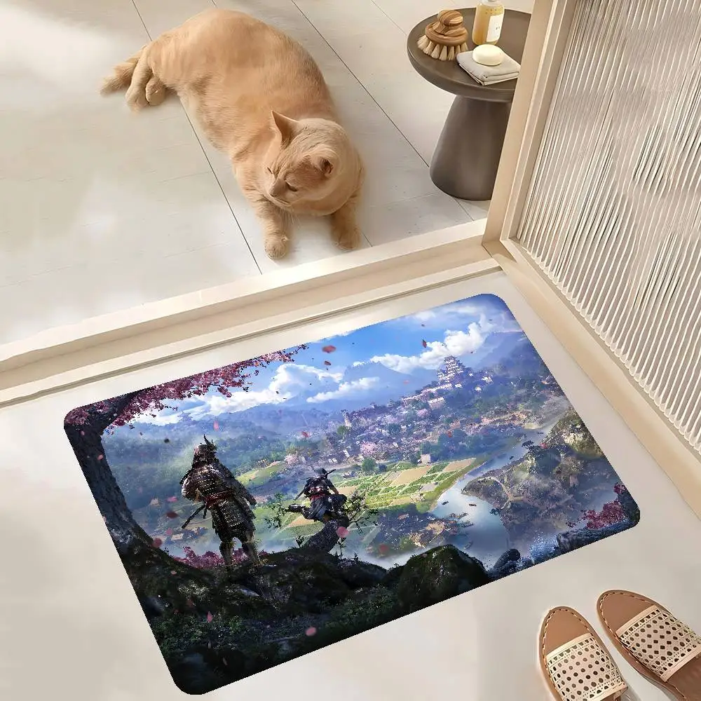 لعبة قاتل S كريد الحمام حصيرة الرجعية متعددة الاختيارات غرفة المعيشة المطبخ البساط عدم الانزلاق السرير الحصير #5