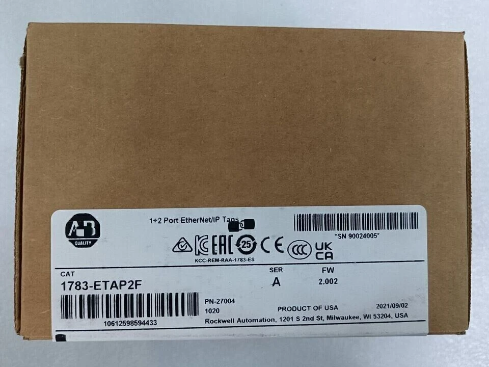 New AB 1783-ETAP2F Ser A Stratix 5950 EtherNet/IP Tap Allen-Bradley 1783ETAP2F