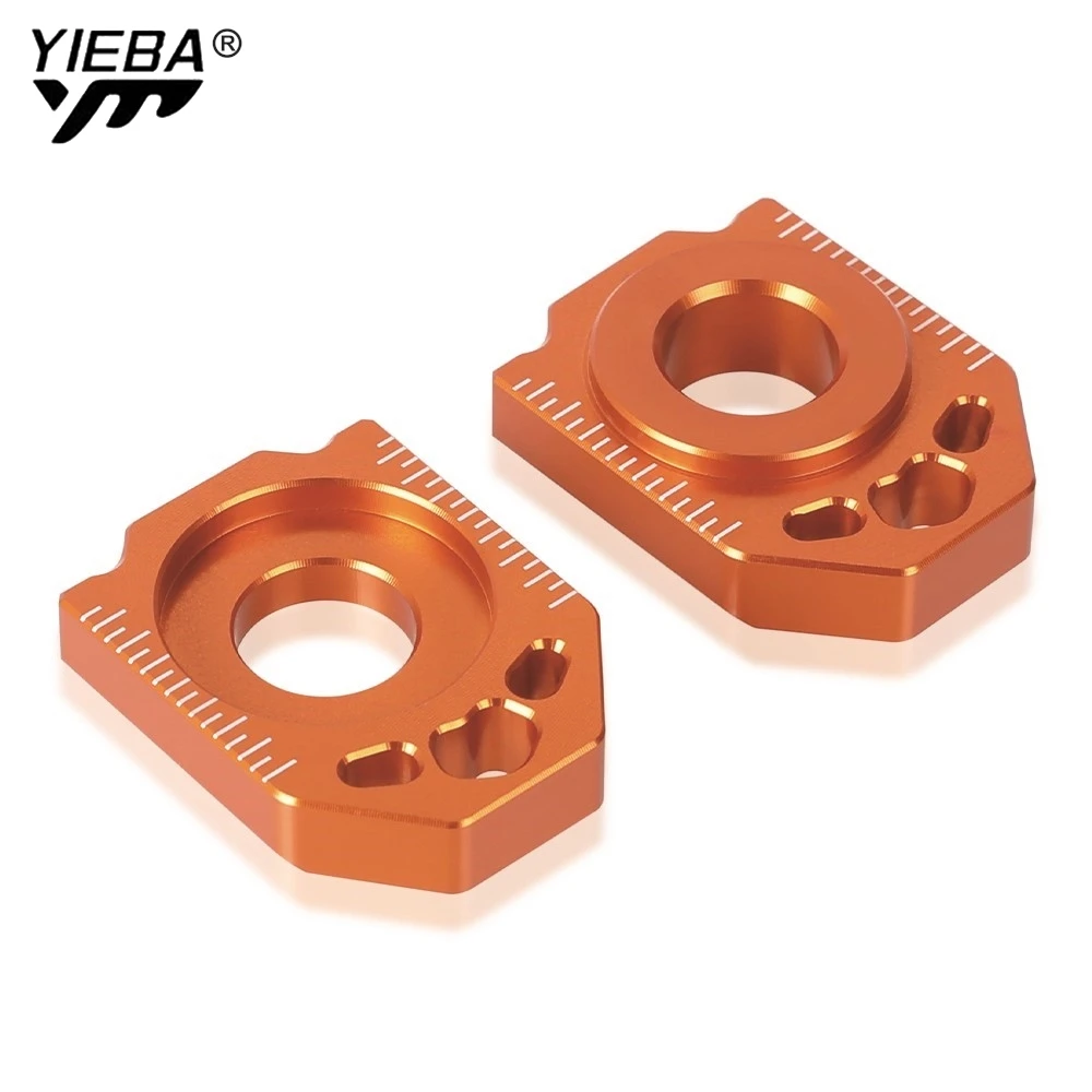 

Motorcycle Chain Adjuster Axle Block For 85 125 150 200 250 300 350 400 450 500 505 525 530 SX SXF XC XCF EXC EXCF XCW XCFW