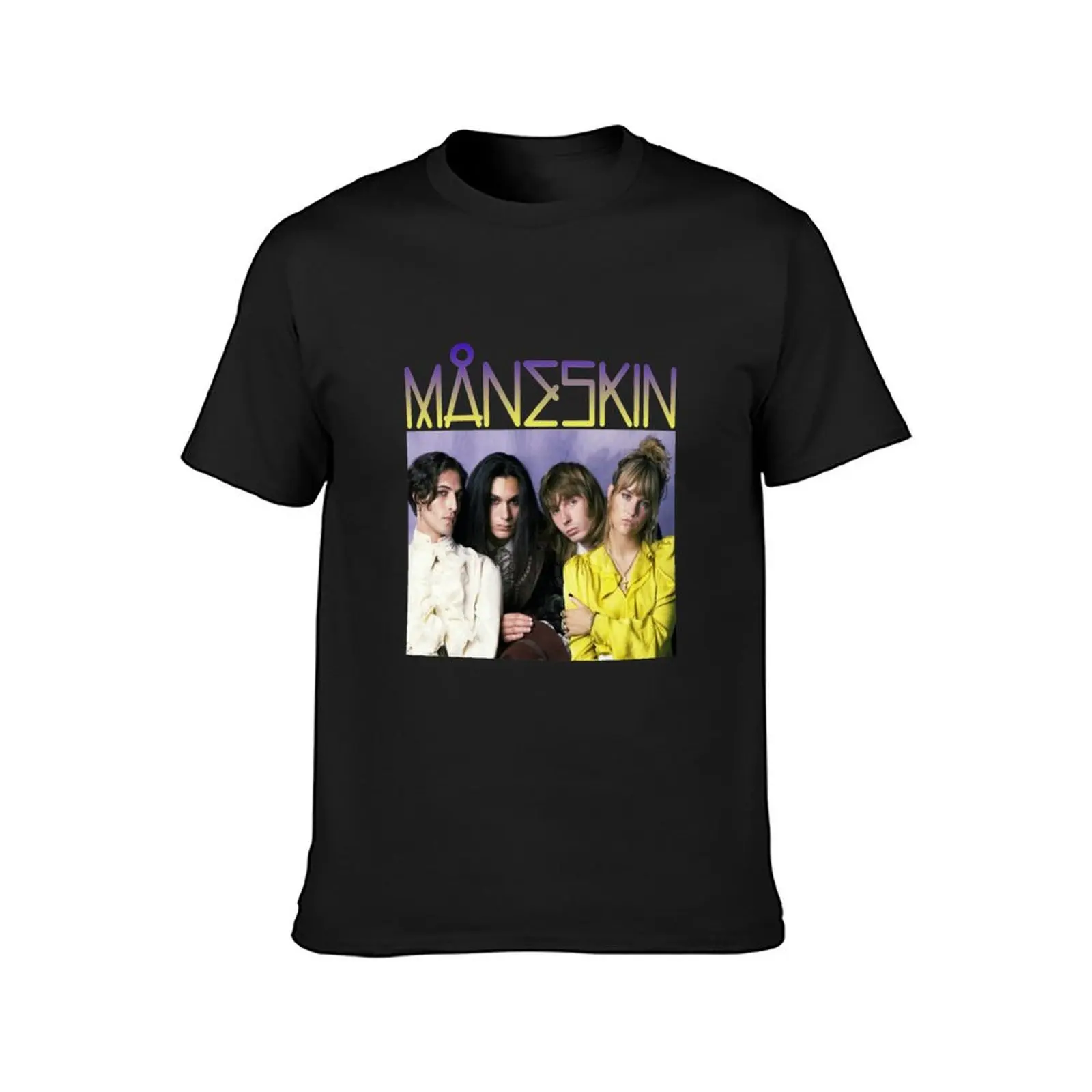 Maneskin T-Shirt vintage clothes blanks anime clothes men t shirt