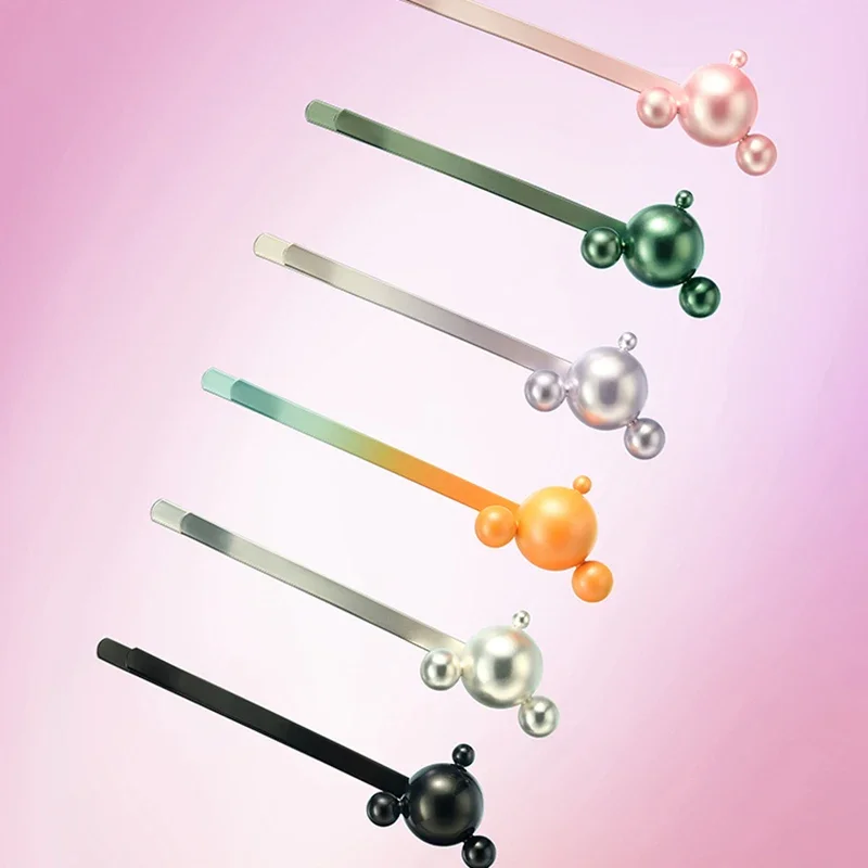 팝 마트 스컬판다 사운드 시리즈 헤어핀 조합 클립 장식용 블라인드 박스 장난감 귀여운 애니메이션 액션 피규어