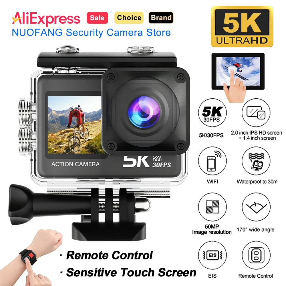 M60TR 5K Action Cam…