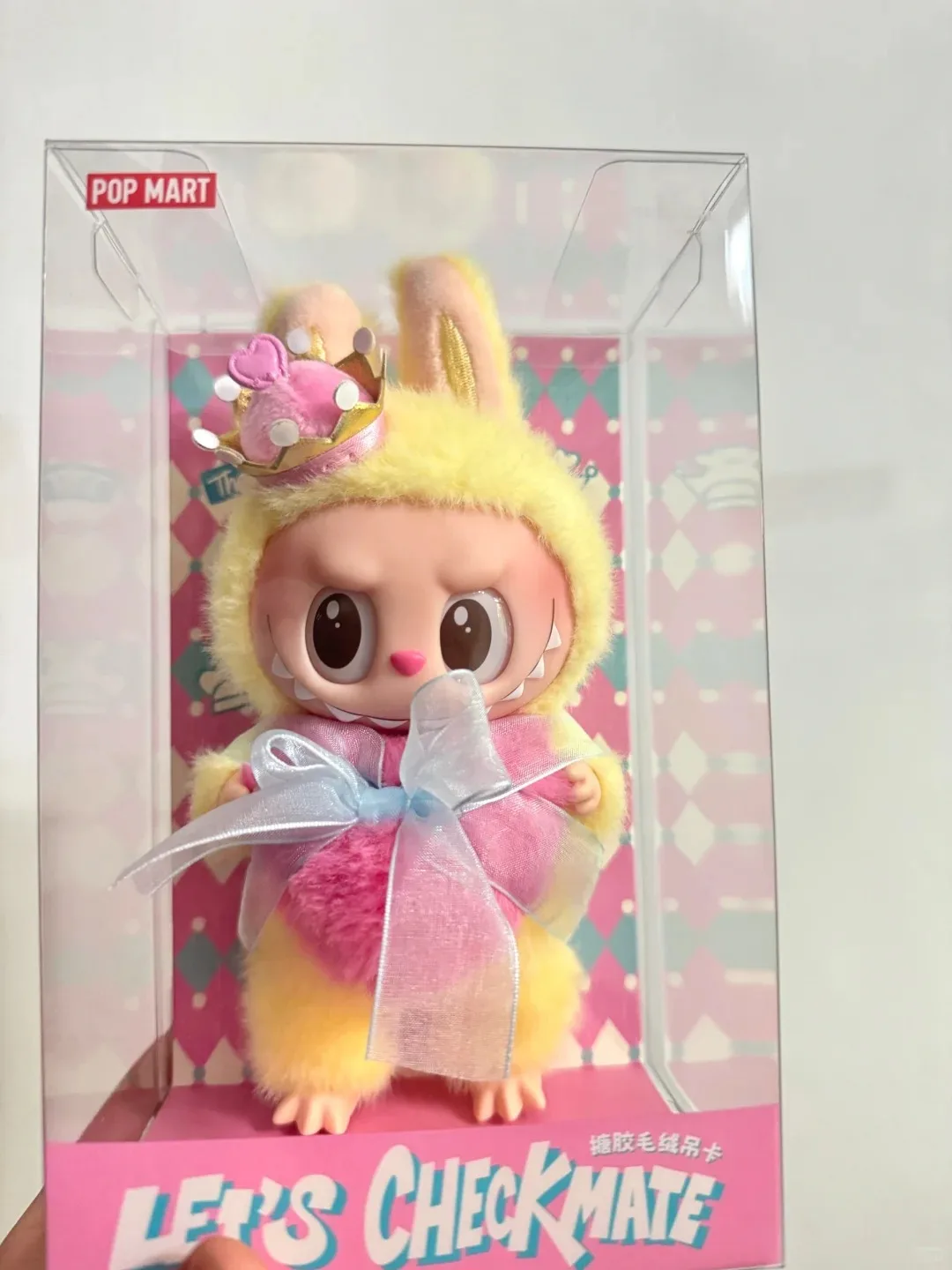 Pop Mart Original Labubu King and Queen Scacchi Adventure Vinile Peluche Cieco Scatola Decorazione Bambola Regalo di compleanno a sorpresa