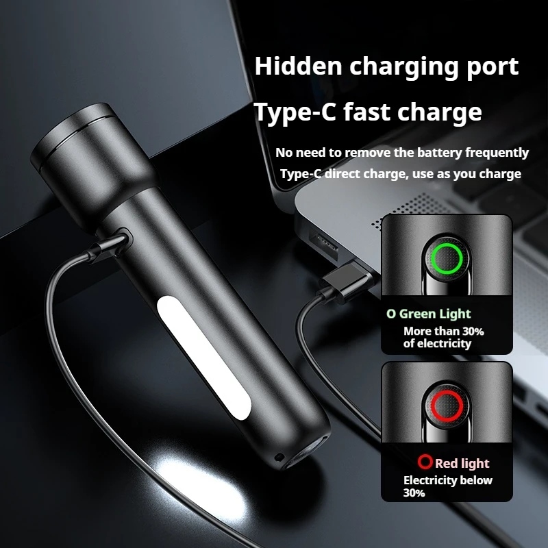 

Philips SFL1123 Перезаряжаемая лампа с зумом-фонариком и боковым освещением EDC Портативный фонарик Перезаряжаемые светодиодные фонарики для лагеря