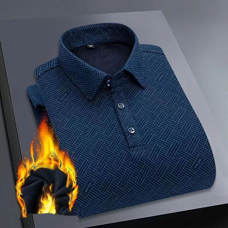 2025 Men's Fashionable Warm And Cozy Faux Two-Piece Pullover Sweater - High-Quality Fall And Winter Business Coat-Style Sweater