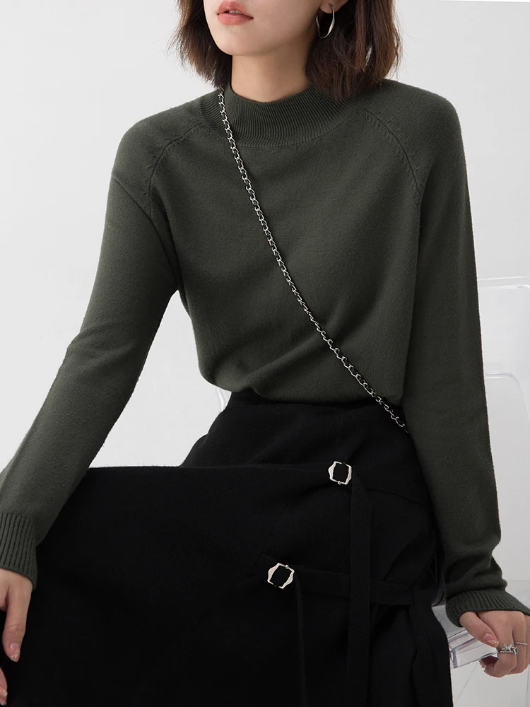 الربيع والخريف المرأة الجديدة نصف تنورة، المألوف غير النظامية ألف خط محبوك مرونة الخصر نصف تنورة