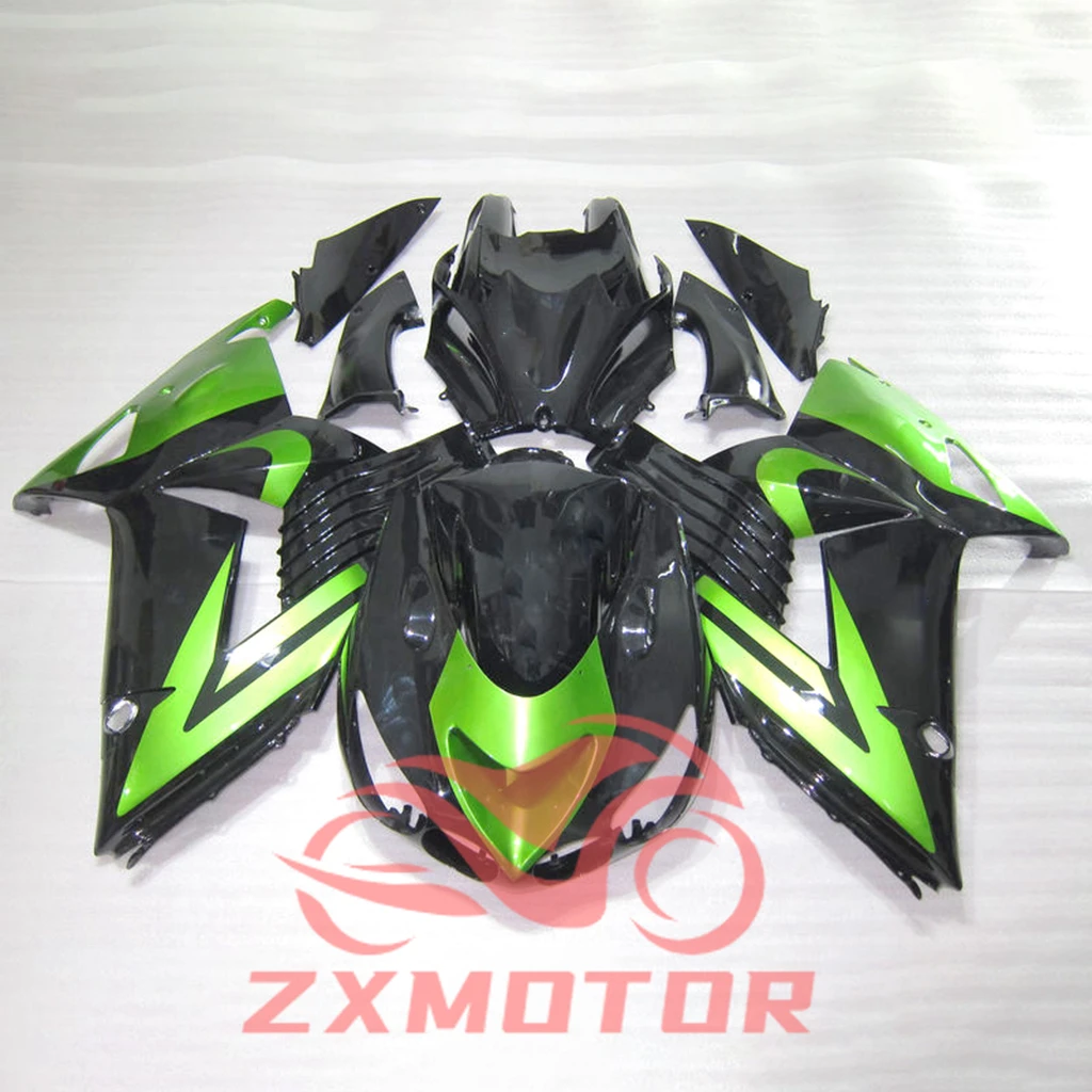 

Для KAWASAKI ZX14R 2006 2007 2008 2009 2010 2011 комплект обтекателей из АБС-пластика ZX 14R 06-11 пластиковый комплект кузова обтекатели кузова мотоцикла