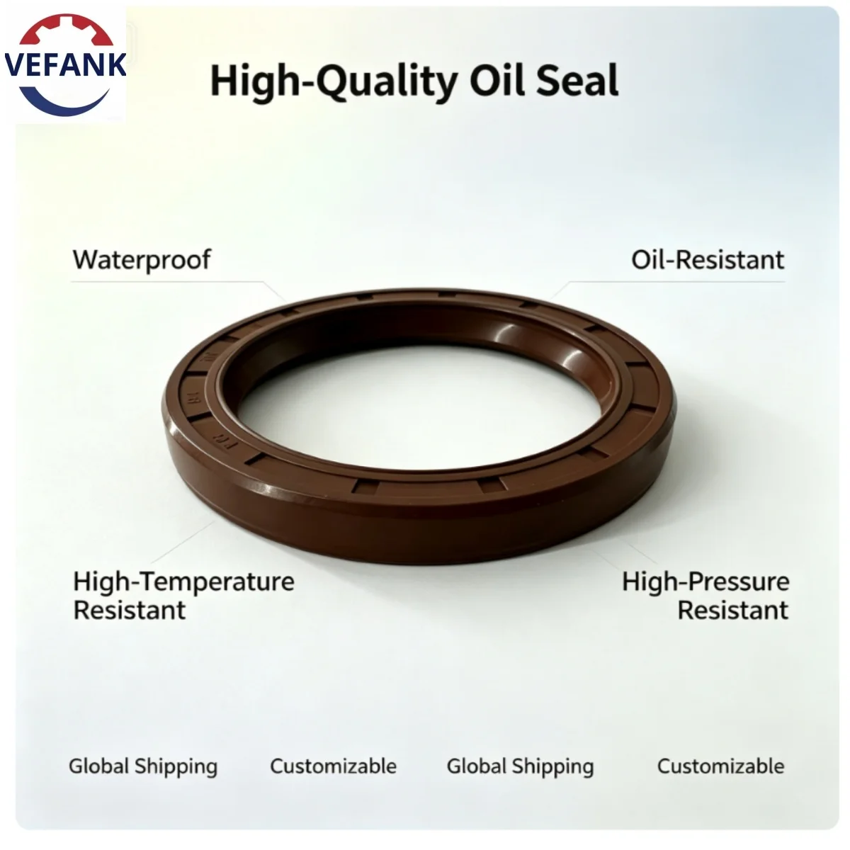 

TC 54*70*8mm Shaft Oil Seal NBR Rubber Covered Double Lip with Gartner, High-Quality Automotive Parts