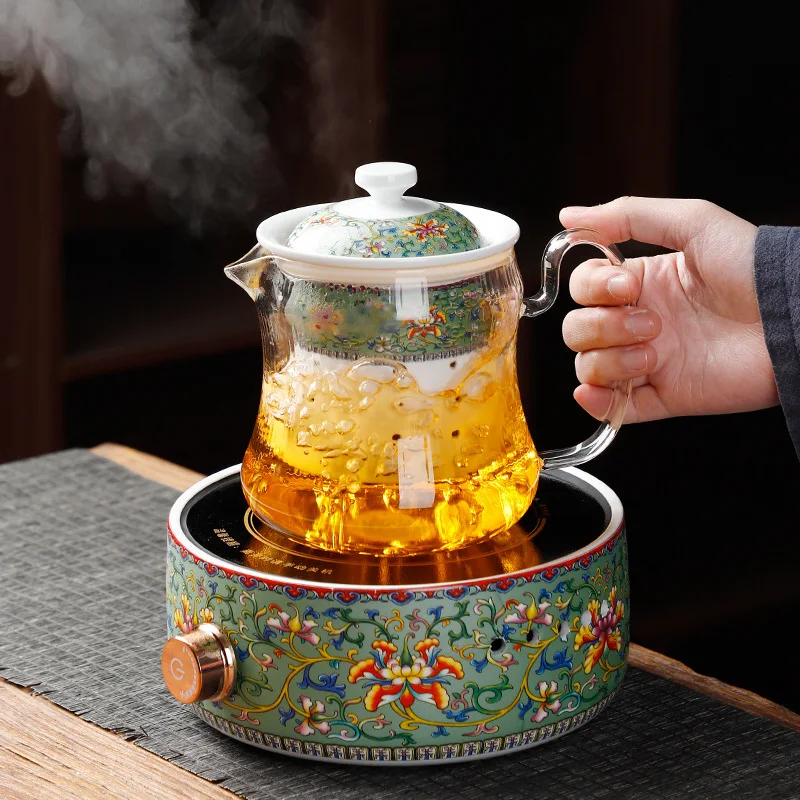 Teapot Trivet Radiant-cooker Tea Cooker Household Multifunctional Small Tea Stove Tea Pot Warmer