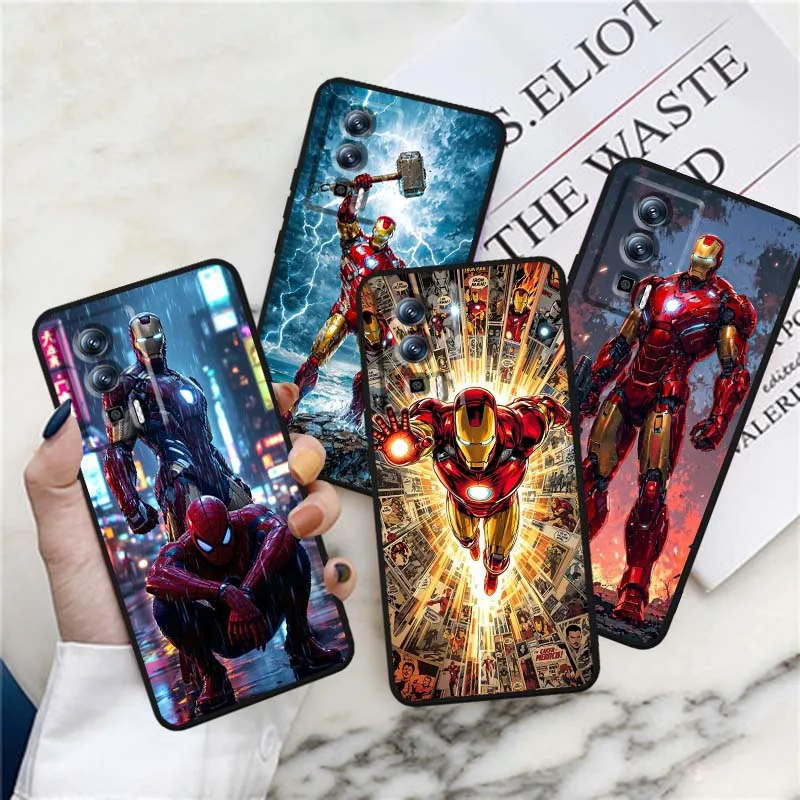 

Marvel Iron Man Cool Art Hot Phone Case For Xiaomi Redmi 12 13C 12C 13 10C 9T A2 9A 9C 7A Note 10S 8T 10 9 8 Pro 4G 5G Black