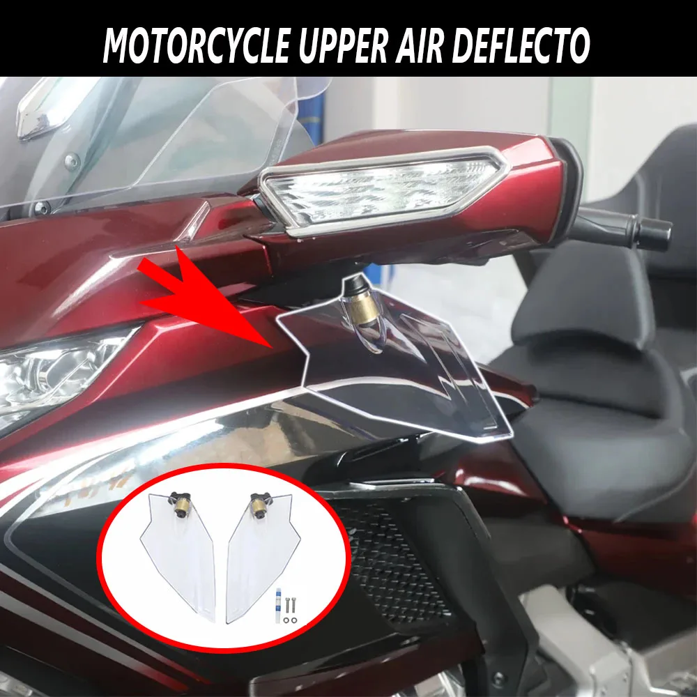 

For Honda Jinyi 1800 GL1800 F6B GL 1800 2018+ New Motorcycle Accessories Dark Gray Transparent Upper Air Deflector