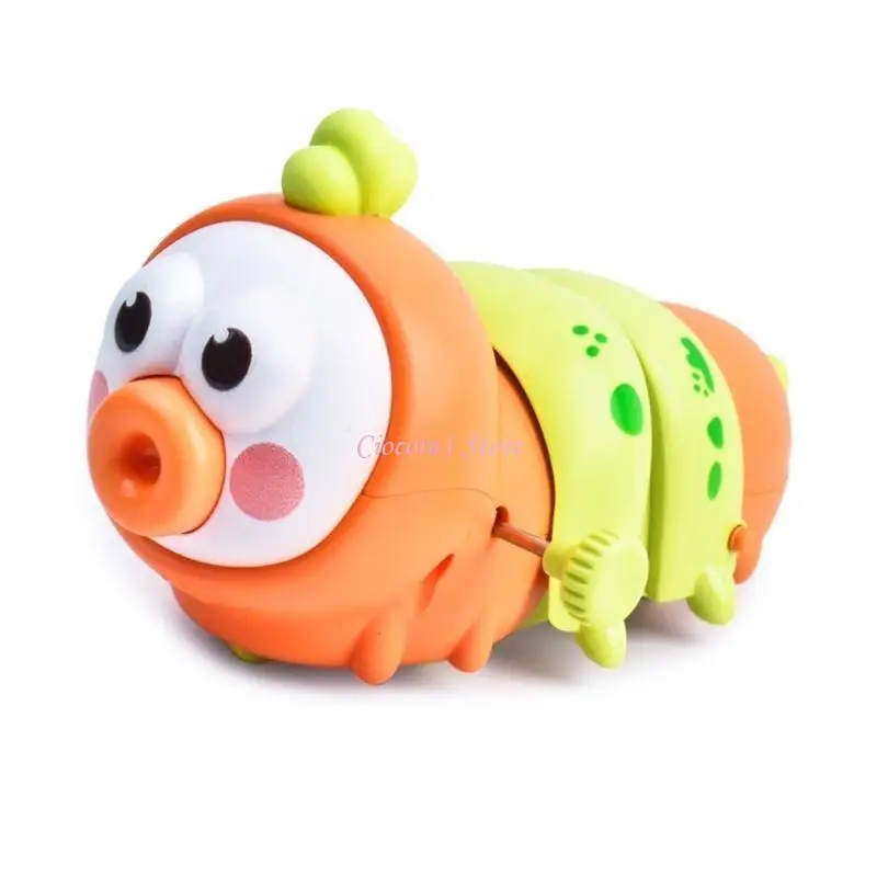 Y1UB Safe Crawling Caterpillars Toy Toddler Interaction Fine Motor Skill Windup Toy