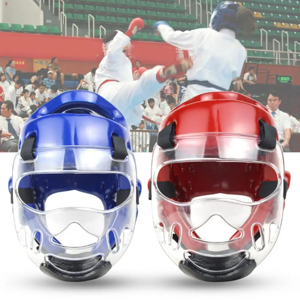 Sports Helmets Taekwondo Helmet Breathable Shock Absorption Multi-purpose Head Guard Sparring Helmet