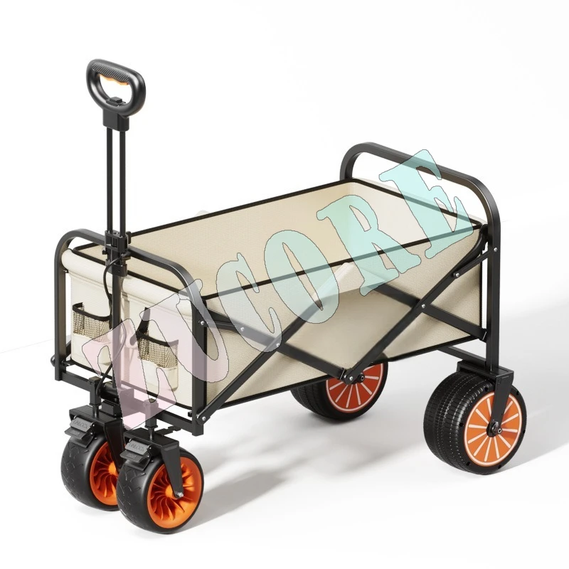 접이식 전기 트럭 다기능 차량 캠핑 트롤리 카트 캠핑 정원 Ca를위한 순수 전기 드라이브 접이식 왜건