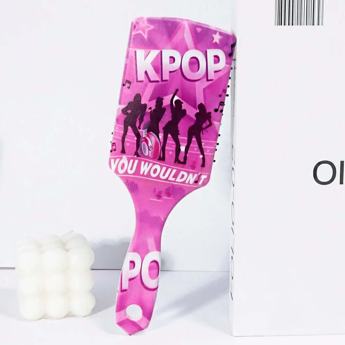 Poduszka do masażu włosów w stylu K-pop z nadrukiem grupy dziewczęcej K-pop, idealny prezent dla fanów K-pop, specjalna do peruk z prawdziwych włosów.