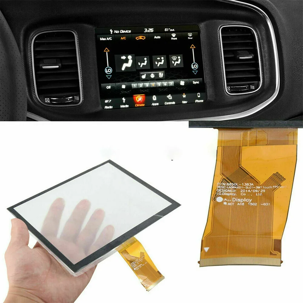 Digitizer Film Touch Screen For Chrysler Navigation LA084X01(SL)(01) Uconnect 4 Car Sticker Accessories High Quality