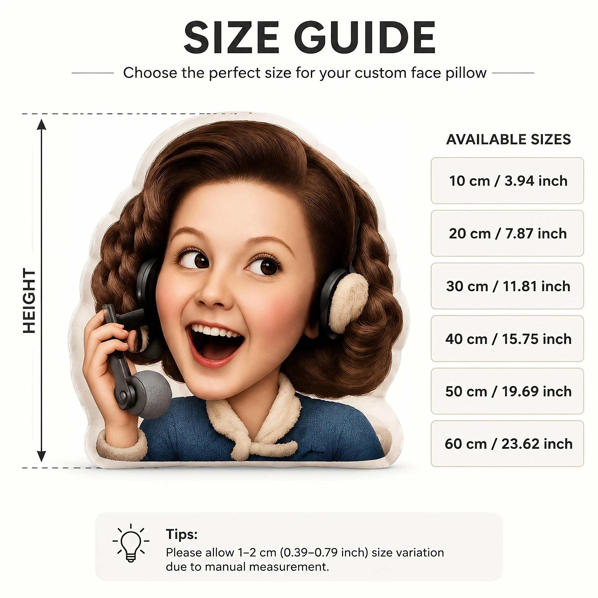 1pc [2D Flat] Double Sided Printed Creative Novelty Shaped Cushion Pillow, Vintage Radio Operator Design, Decorative Throw Pillo
