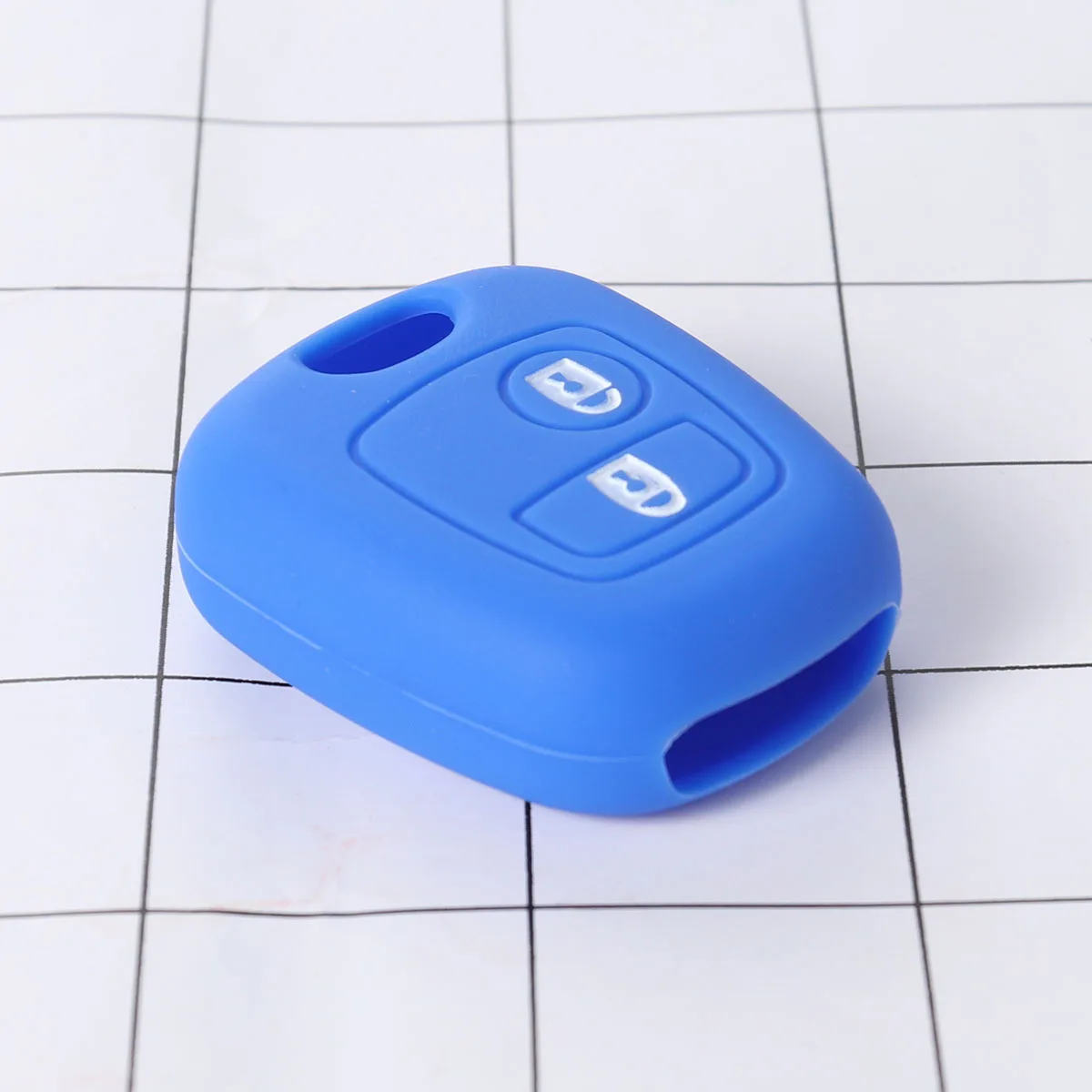 

Silicone Key Case Cover Blue Secure Car Key Container Protective Cover for Scratch Collision Resistant Eco Friendly