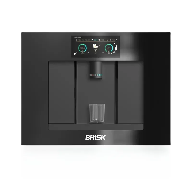 for OEM Embedded RO Water Purifier Hot Cold Built in Dispenser TFT Screen Temperature Control Kitchen Home Drinking System