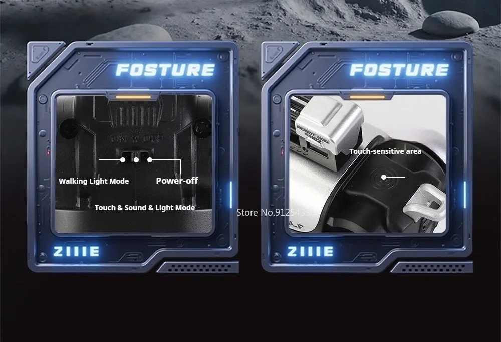 Legierung Mechanische Wolf Technologie Maschine Modell Spielzeug Intelligente Walking Sound Licht Touch Sensing Roboter Spielzeug für Jungen Geschenke – Detail 5
