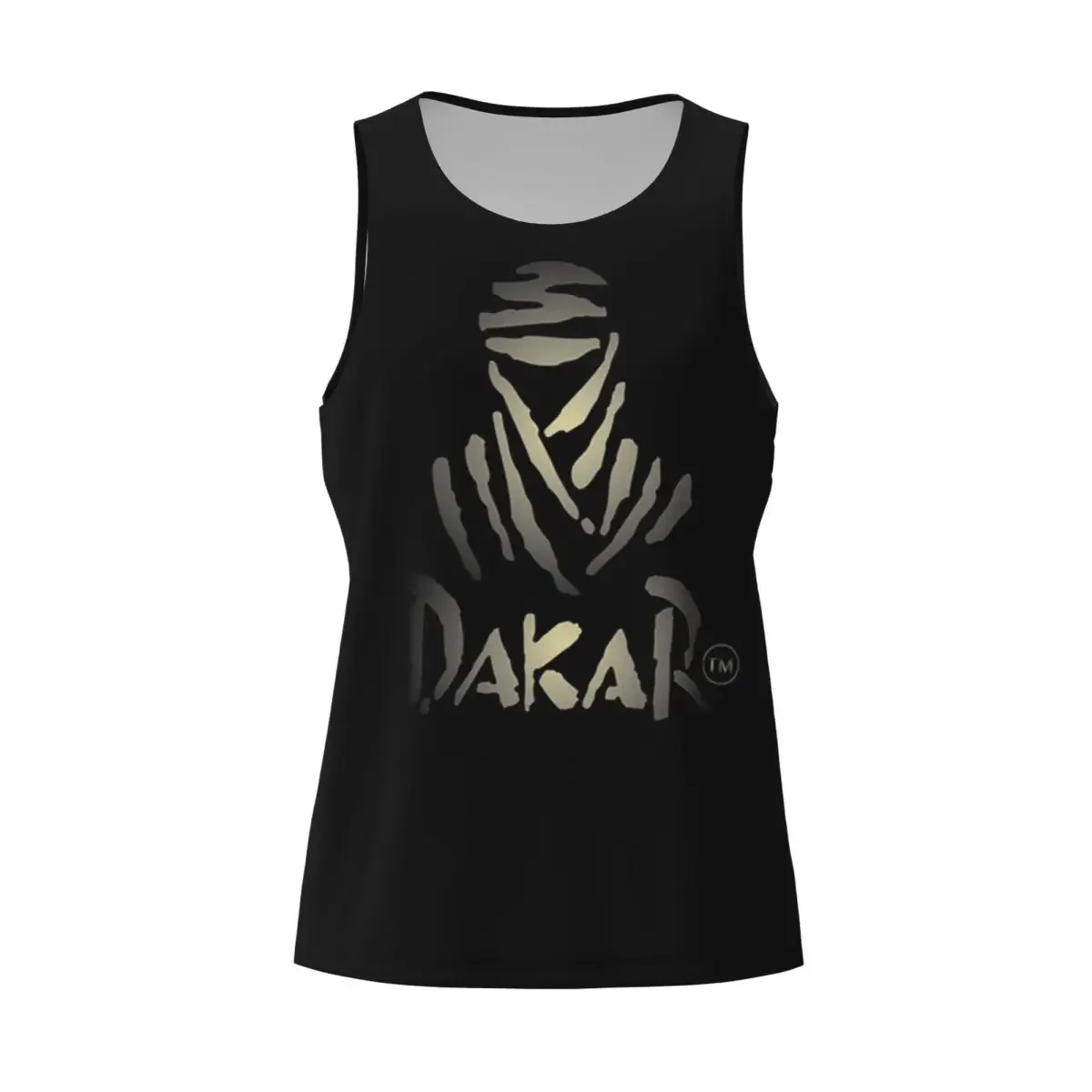 Quick Dry Dakar Rally Gym Tank Muscle Sleeveless Shirt Bodybuilding Breathable Vest