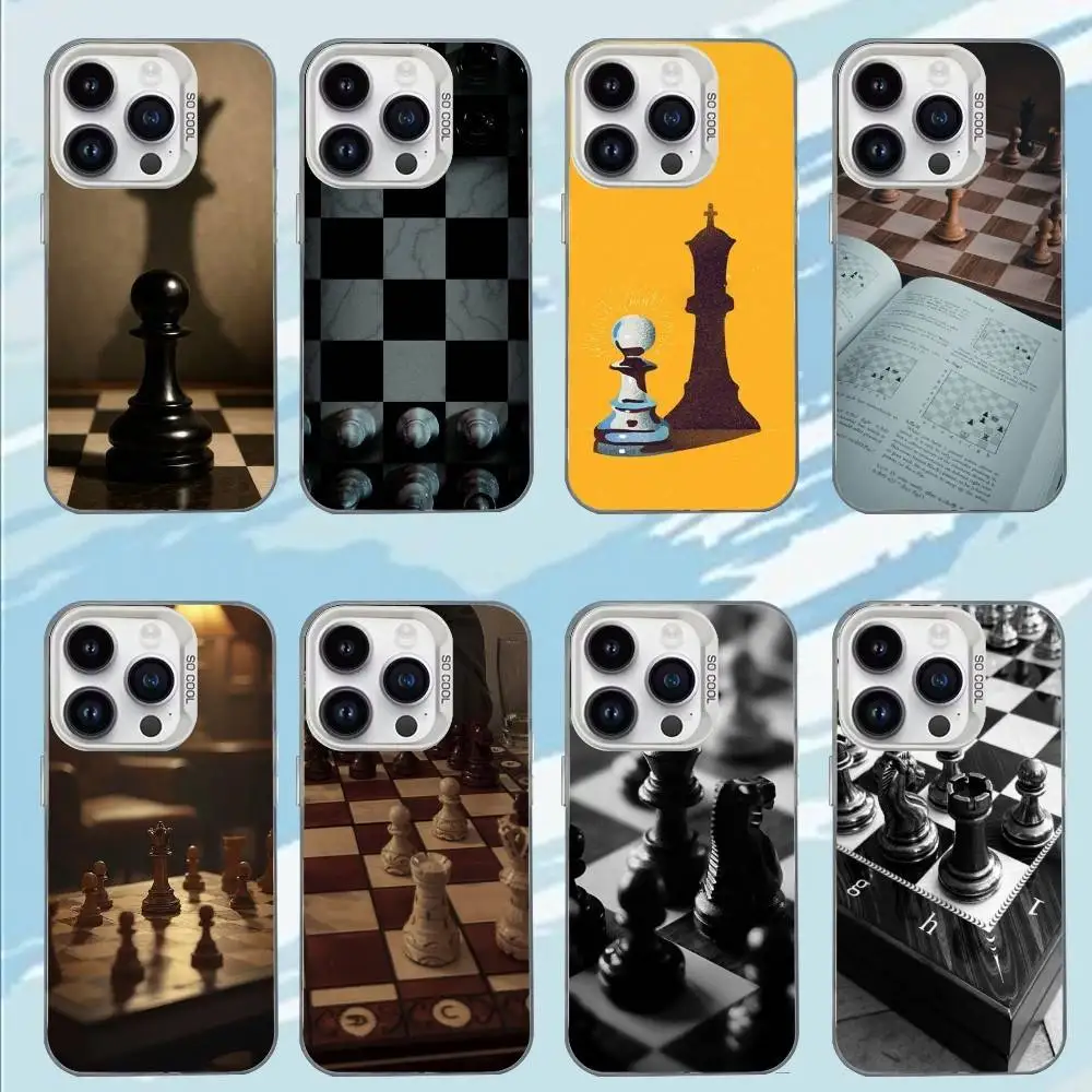 

C-Chess Phone Case For iPhone 17,16,15,14,13,12,11,Mini,Pro,MAX Matte Shockproof Phone Case