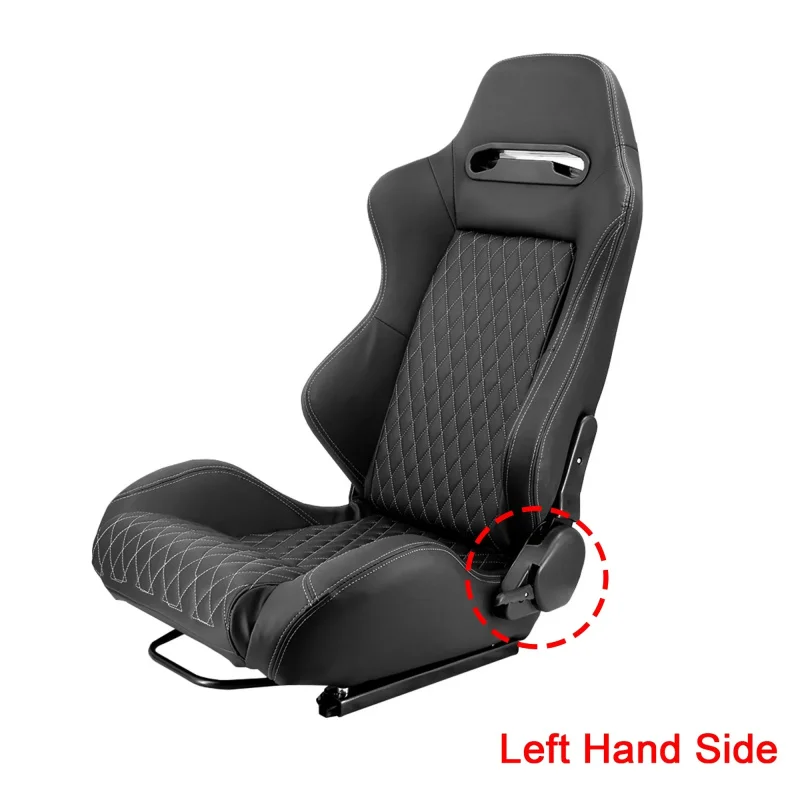 High Quality Racing Sport Seats with 1 Slider Universal Car Simulator Bucket Seats 70-180° Adjustable Car Interior Accessories