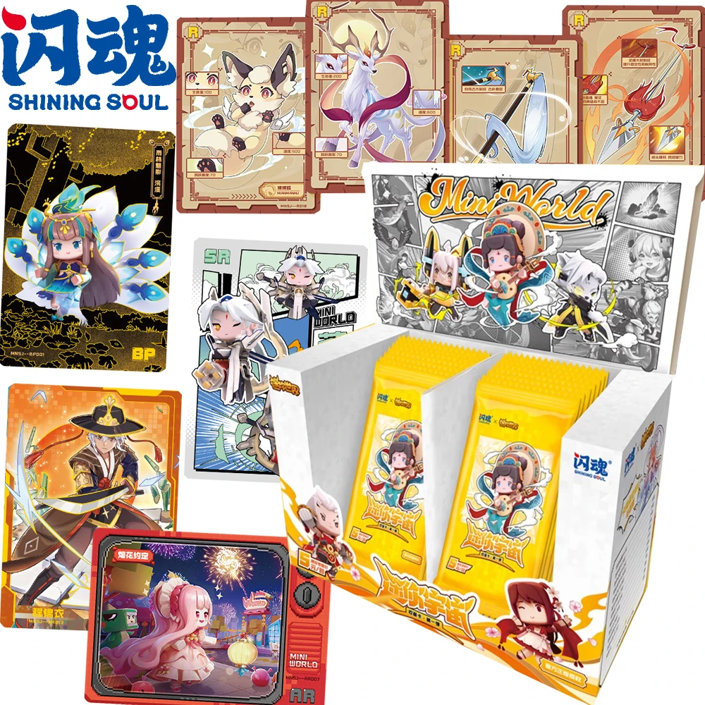 

New Shining Soul Genuine Mini World Collection Cards Exclusive Design Exquisite Art Character Game Limited Cards Christmas Gifts