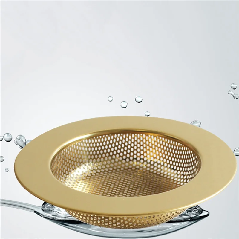 ABVA-قمع حوض المطبخ مكافحة حجب بالوعة غسالة صحون حوض الطابق استنزاف سلة تصفية الشعر الماسك مصفاة #5