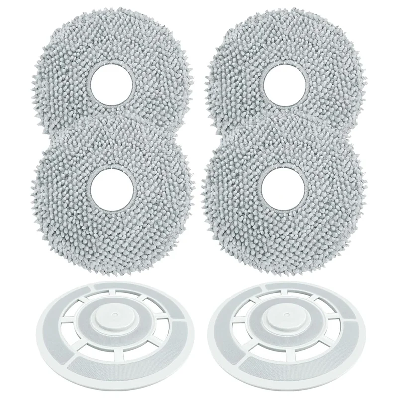 

CMHI-Mop Cloth Pad With Bracket For Roborock Q Revo/P10 Robotic Vacuum Cleaner Replacement