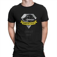 Hipster DD COMBAT T-Shirts Men Crew Neck Cotton T Shirt Diamond Dogs Short Sleeve Tees Unique Tops