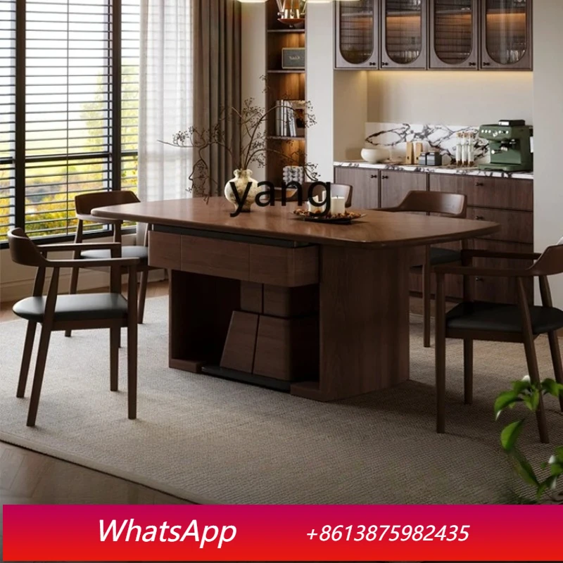 LMM solid wood dining table mahjong table integrated dual-purpose push-pull automatic household high-end mahjong machine