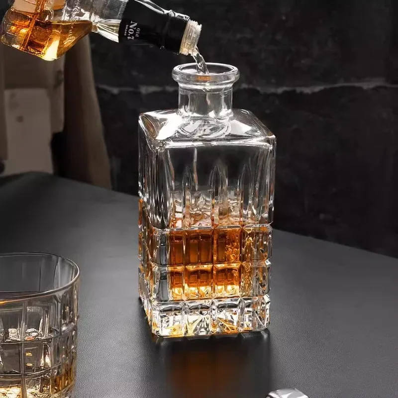Crystal glass whiskey cup foreign wine cup, home creative simple wine set