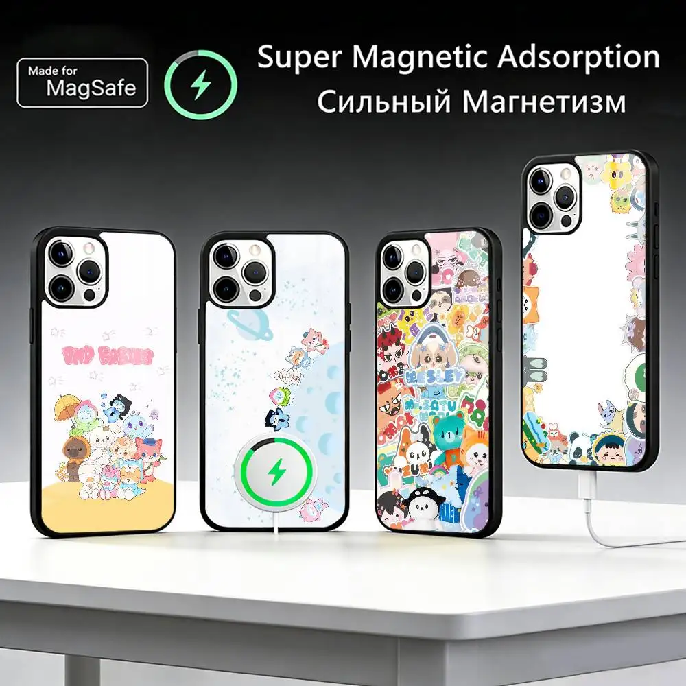 Anime M-Mascot G-GMMTV Phone Case For iPhone17,16,15,14,13,12,11 Plus,Pro Max For Magsafe Wireless Charging