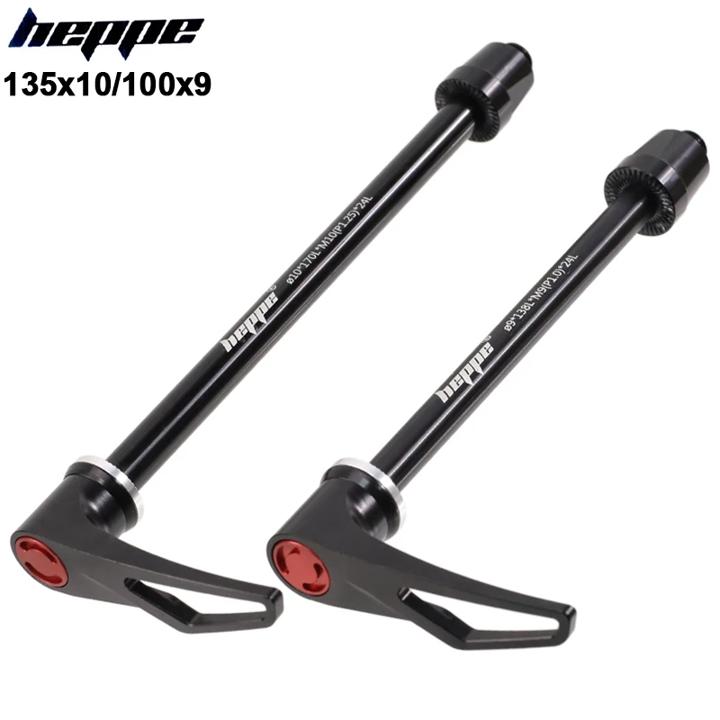 HEPPE MTB rower szosowy przez oś 135x10 100x9 tylna piasta koła przedni przez oś piasty rower szaszłyki M10 M9 osi z szybkimi zwolnieniem