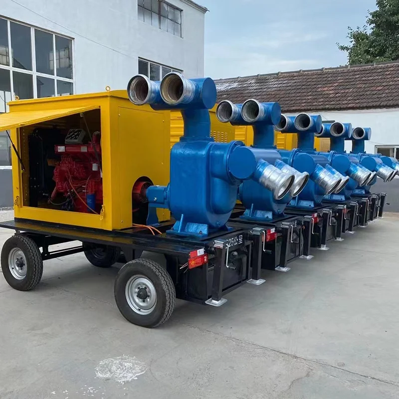 All-in-one Mobile Flood Control Pump Vehicle, Designed for Municipal Drainage to Handle Non-clogging Slurry Customized
